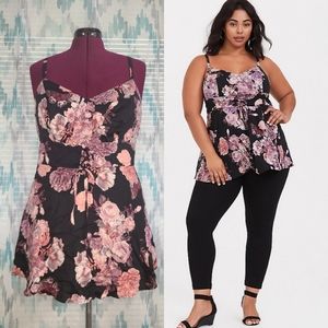 Torrid - Floral Corset Cami